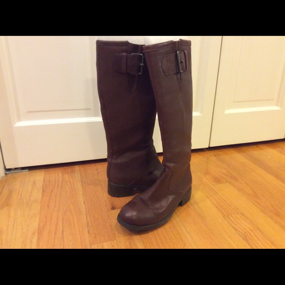 Boden knee high all leather boots